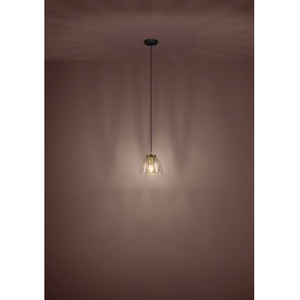 Eglo - Lámpara colgante 1xE27/40W/230V dorado