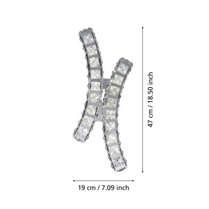 Eglo - Aplique LED LED/12W/230V