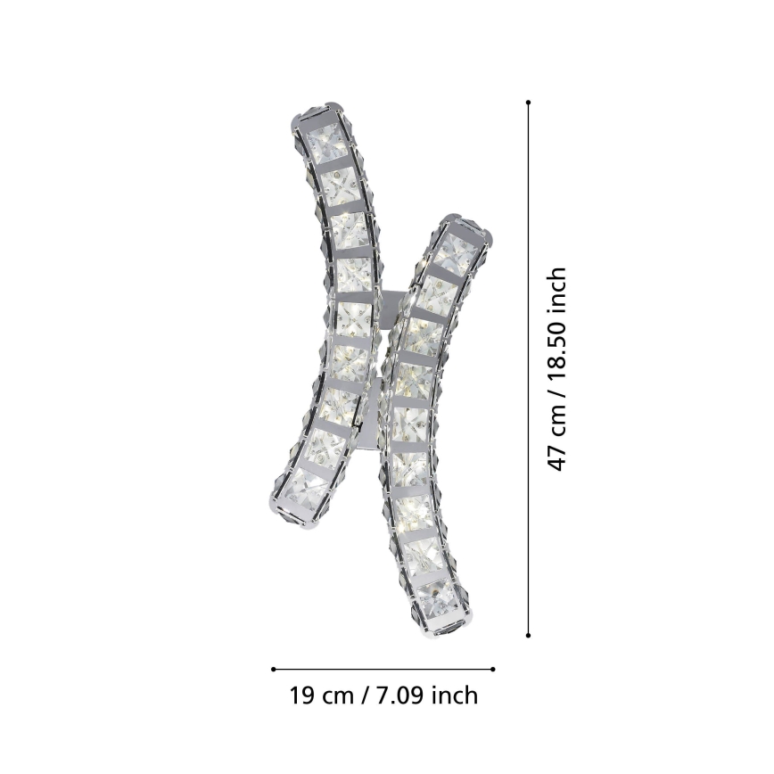 Eglo - Aplique LED LED/12W/230V