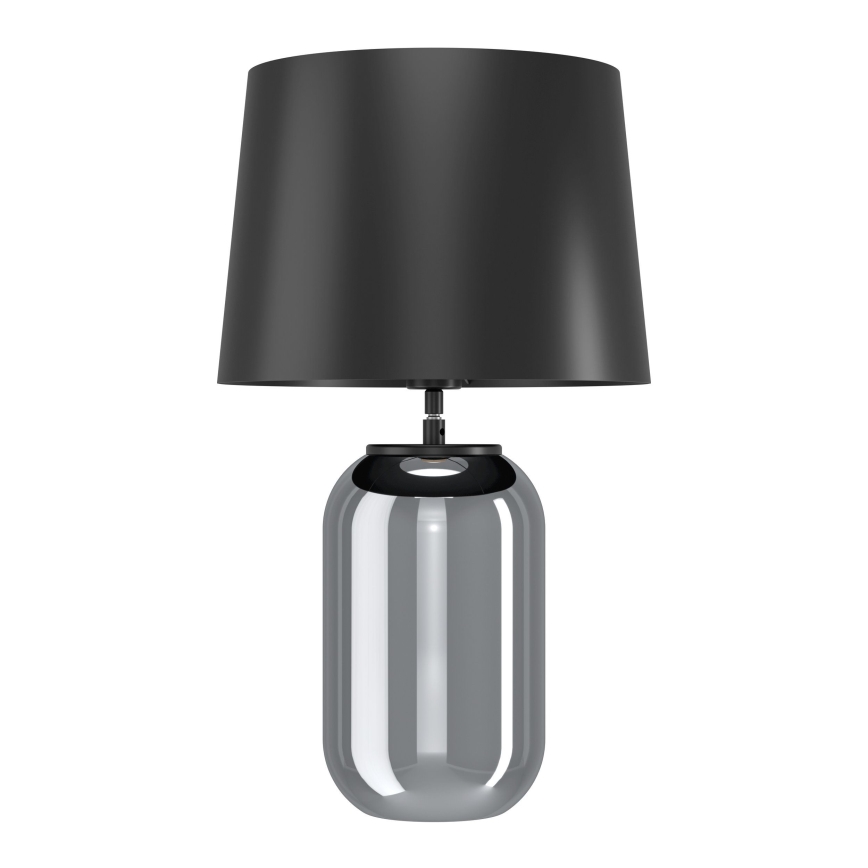 Eglo - Lámpara de mesa 1xE27/40W/230V negro/ahumado