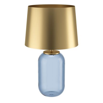 Eglo - Lámpara de mesa 1xE27/40W/230V dorado/azul