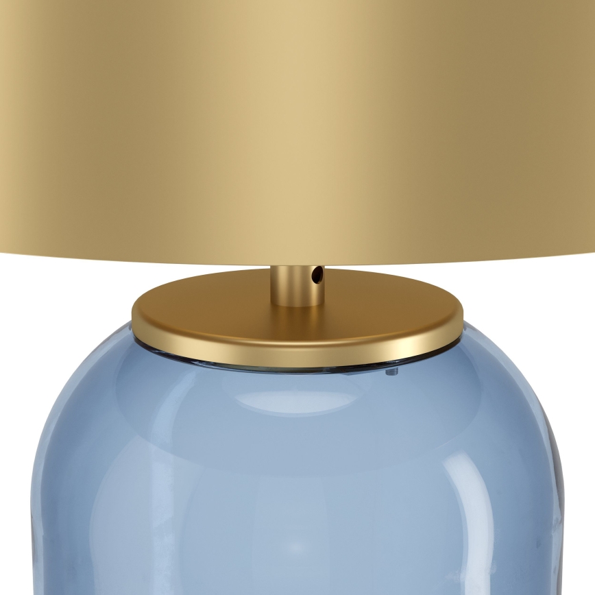 Eglo - Lámpara de mesa 1xE27/40W/230V dorado/azul