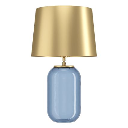 Eglo - Lámpara de mesa 1xE27/40W/230V dorado/azul