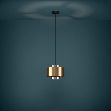 Eglo - Lámpara colgante 1xE27/40W/230V dorado