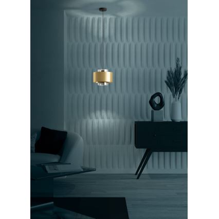 Eglo - Lámpara colgante 1xE27/40W/230V dorado