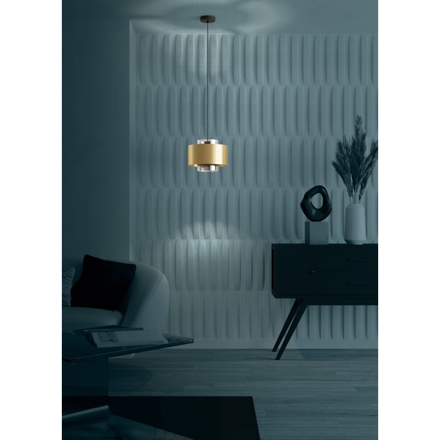Eglo - Lámpara colgante 1xE27/40W/230V dorado