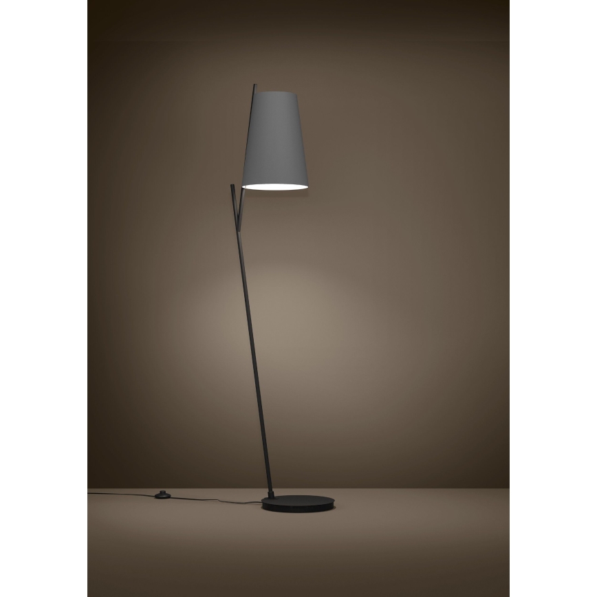Eglo - Lámpara de pie 1xE27/40W/230V gris