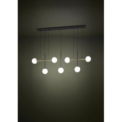 Eglo - Lámpara colgante 7xE14/40W/230V dorado/negro