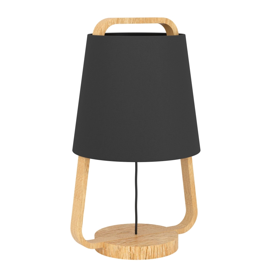 Eglo - Lámpara de mesa 1xE27/40W/230V negro