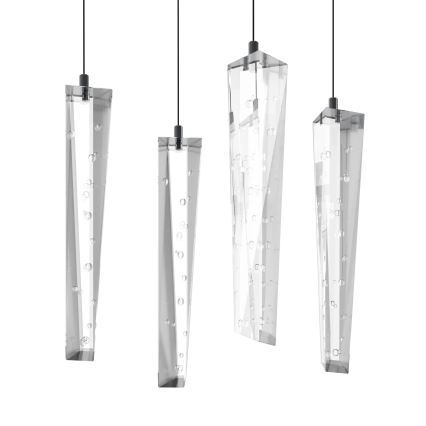 Eglo - Lámpara de araña LED regulable 8xLED/4,2W/230V 3000K transparente