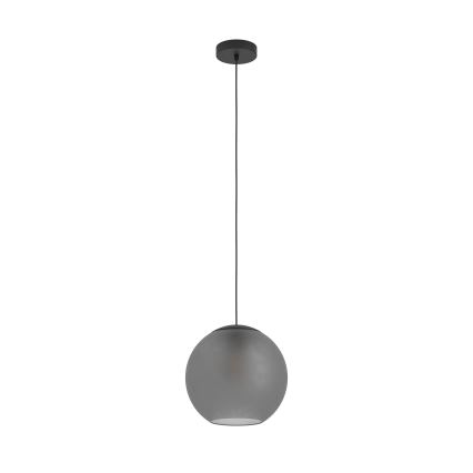 Eglo - Lámpara colgante 1xE27/40W/230V ahumado