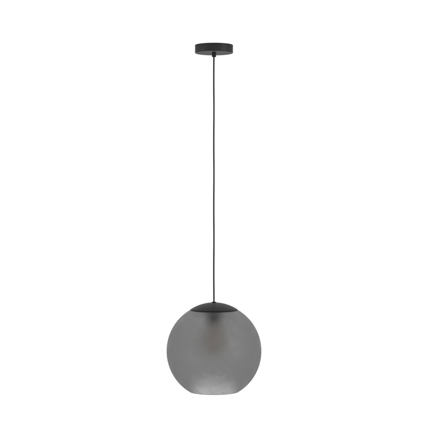 Eglo - Lámpara colgante 1xE27/40W/230V ahumado