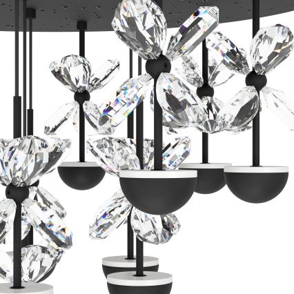 Eglo - Plafón LED regulable LED/27W/230V 3000K negro