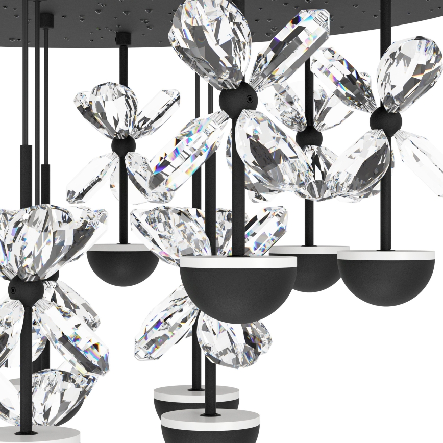 Eglo - Plafón LED regulable LED/27W/230V 3000K negro