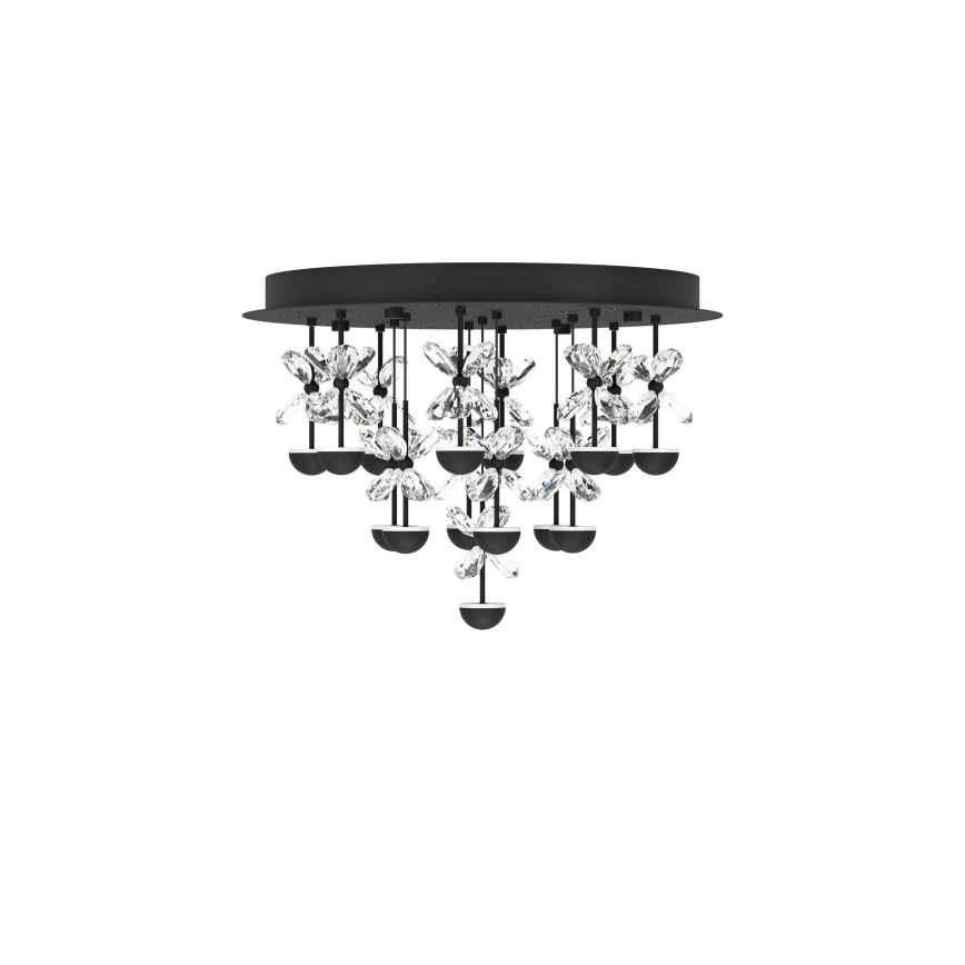 Eglo - Plafón LED regulable LED/27W/230V 3000K negro