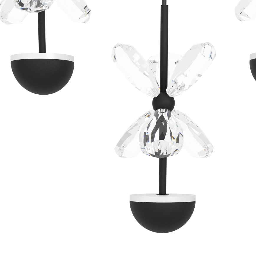 Eglo - Plafón LED regulable LED/77,4W/230V 3000K negro
