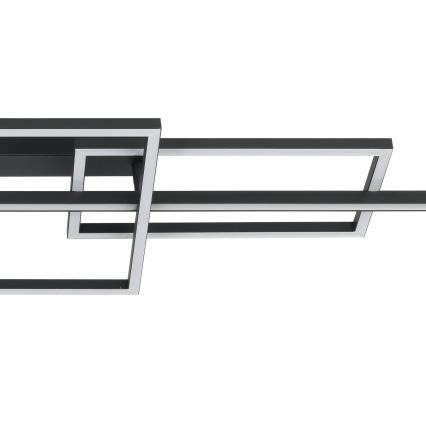 Eglo - Lámpara de techo LED regulable LED/34,5W/230V 3000K negro