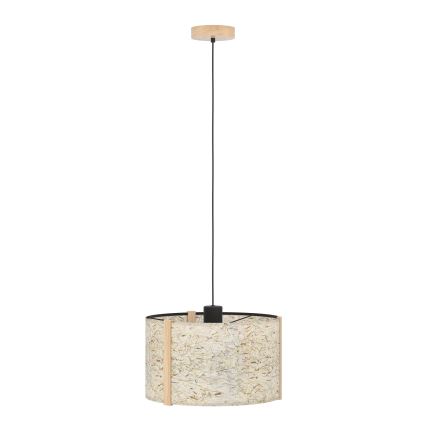 Eglo - Lámpara colgante 1xE27/25W/230V beige