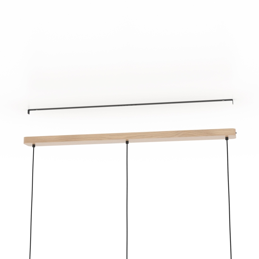 Eglo - Lámpara colgante 3xE27/25W/230V beige