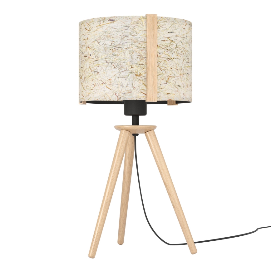 Eglo - Lámpara de mesa 1xE27/25W/230V beige