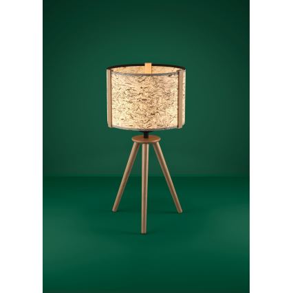 Eglo - Lámpara de mesa 1xE27/25W/230V beige