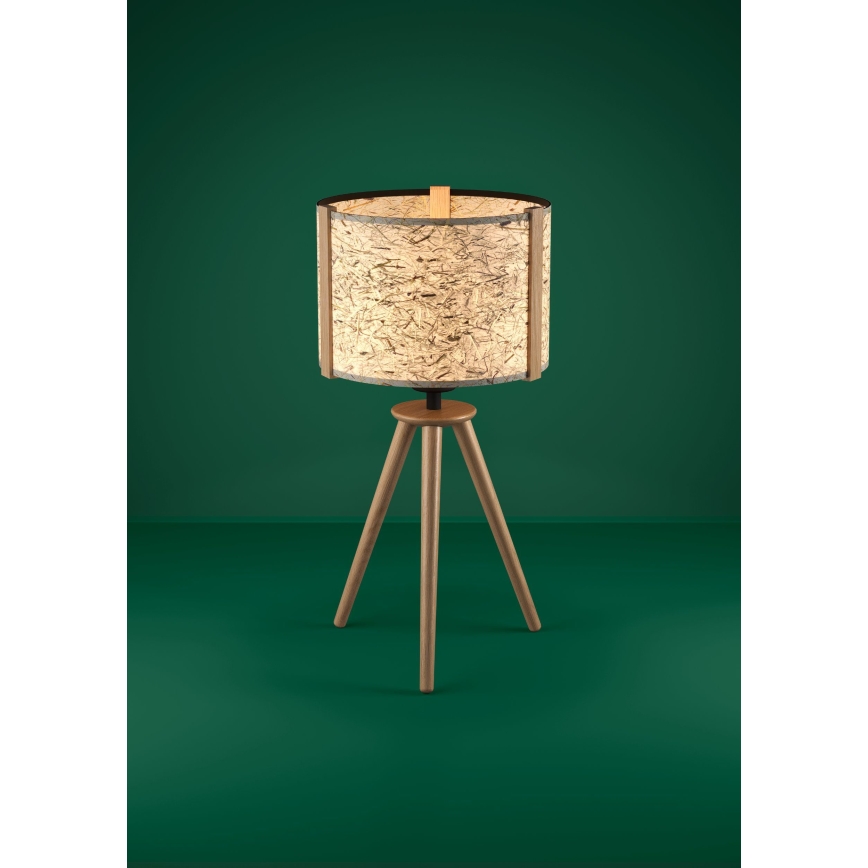 Eglo - Lámpara de mesa 1xE27/25W/230V beige