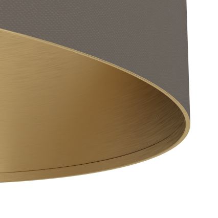 Eglo - Lámpara colgante 2xE27/40W/230V marrón/dorado