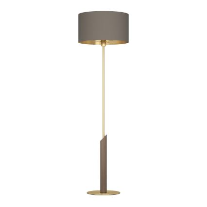 Eglo - Lámpara de pie 1xE27/40W/230V marrón/dorado