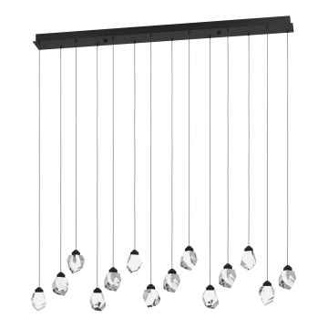 Eglo 390358 - Lámpara de araña LED regulable SINDICAT 14xLED/3W/230V negro/transparente