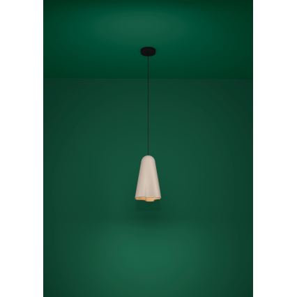 Eglo - Lámpara colgante 1xE27/40W/230V beige