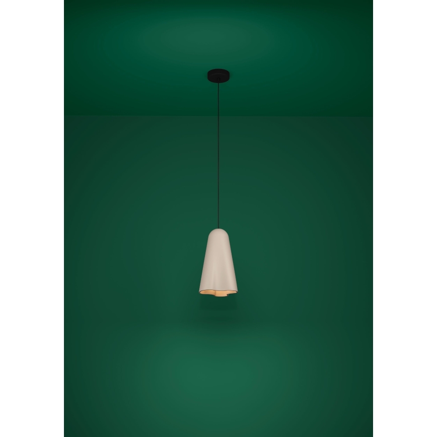 Eglo - Lámpara colgante 1xE27/40W/230V beige