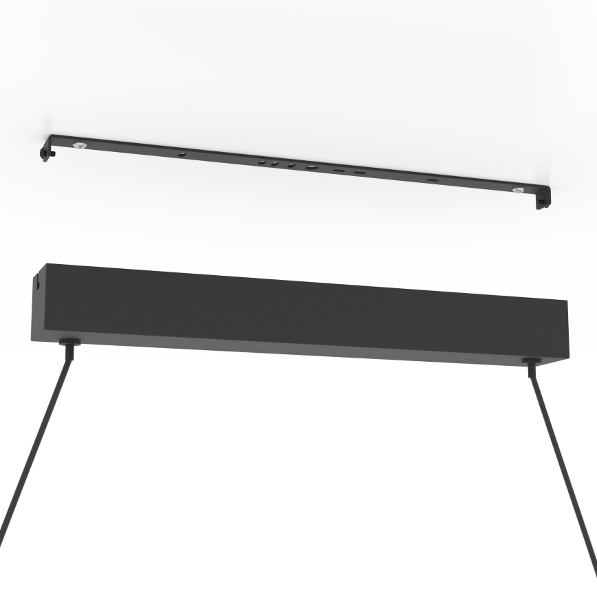 Eglo - Lámpara colgante LED regulable con cable LED/20W/230V 3000K negro
