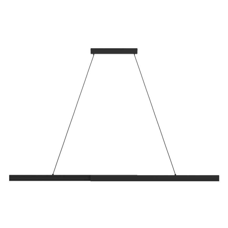 Eglo - Lámpara colgante LED regulable con cable LED/20W/230V 3000K negro