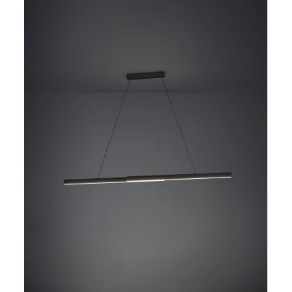 Eglo - Lámpara colgante LED regulable con cable LED/20W/230V 3000K negro