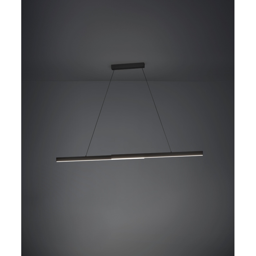 Eglo - Lámpara colgante LED regulable con cable LED/20W/230V 3000K negro