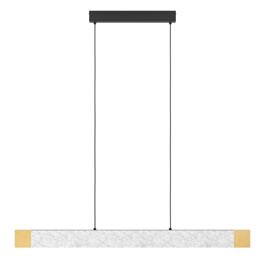 Eglo - Lámpara de araña LED regulable LED/22,2W/230V 3000K marrón/gris