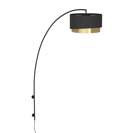Eglo - Aplique 1xE27/40W/230V negro/dorado