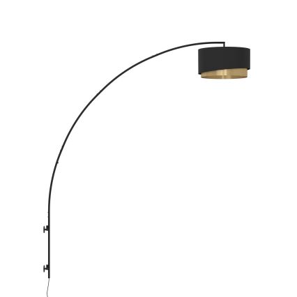 Eglo - Aplique 1xE27/40W/230V negro/dorado