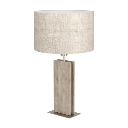Eglo - Lámpara de mesa 1xE27/40W/230V beige