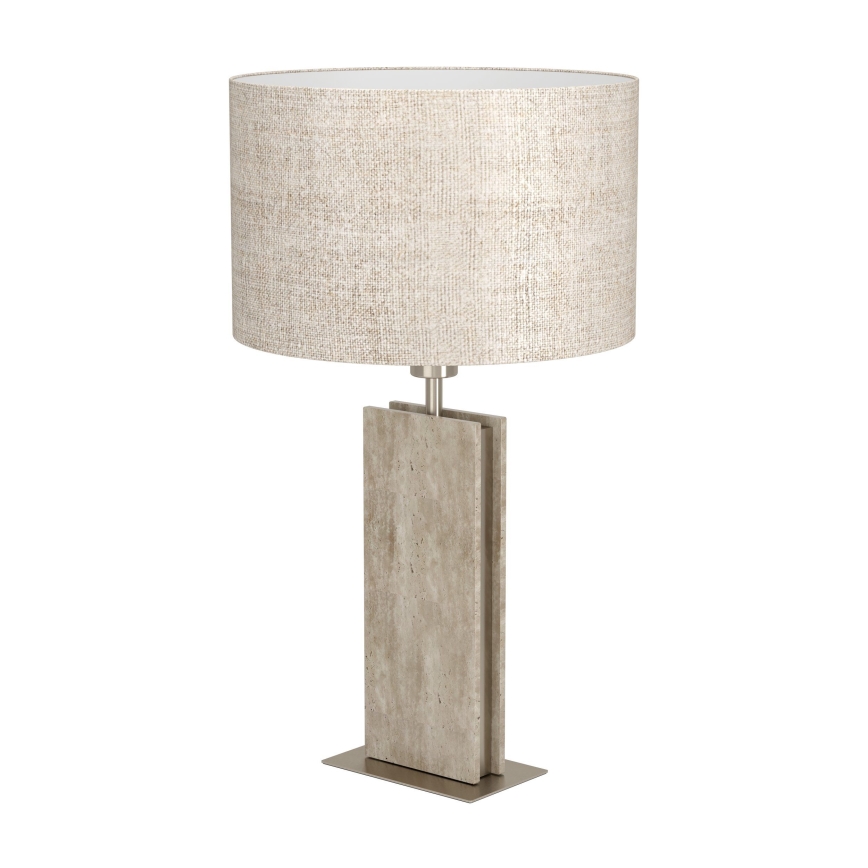 Eglo - Lámpara de mesa 1xE27/40W/230V beige