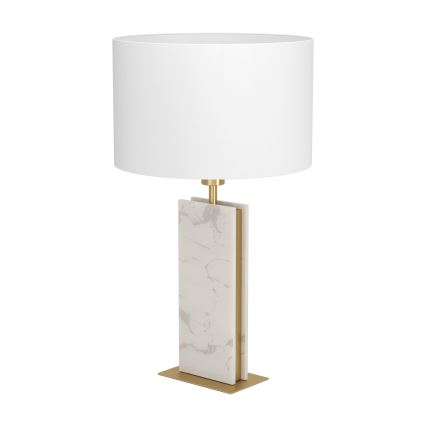 Eglo - Lámpara de mesa 1xE27/40W/230V blanco