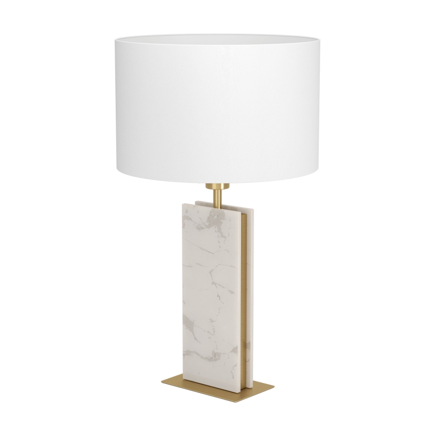 Eglo - Lámpara de mesa 1xE27/40W/230V blanco