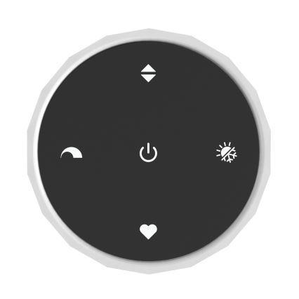 Eglo - Lámpara colgante LED regulable con cable 5xLED/5,8W/230V 2200-6500K negro/beige/ahumado + control remoto