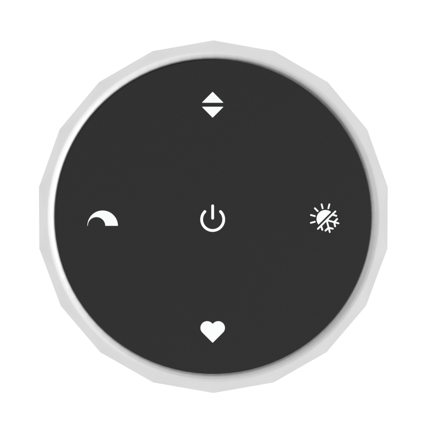 Eglo - Lámpara colgante LED regulable con cable 5xLED/5,8W/230V 2200-6500K negro/beige/ahumado + control remoto