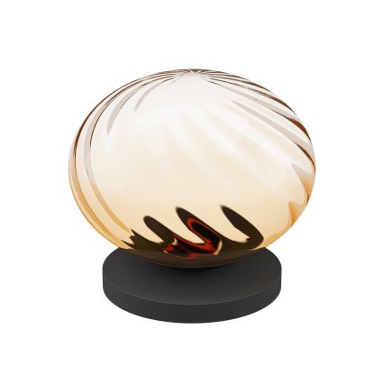 Eglo - Lámpara de mesa LED regulable LED/5,8W/230V 2200-6500K beige/ahumado + mando a distancia