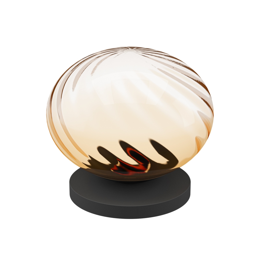 Eglo - Lámpara de mesa LED regulable LED/5,8W/230V 2200-6500K beige/ahumado + mando a distancia