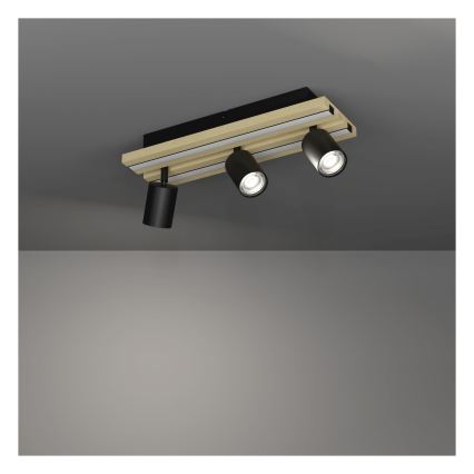 Eglo - Foco LED orientable 3xLED/2,2W/230V + 2xLED/1,2W + 2xLED/2W beige/negro