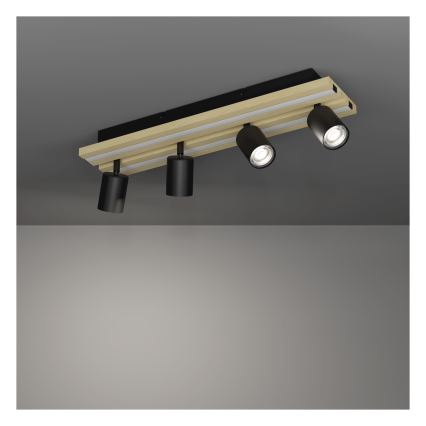 Eglo - Foco empotrable LED 4xLED/2,2W/230V + 2xLED/1,2W + 2xLED/2W beige/negro