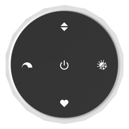 Eglo - Lámpara colgante LED regulable con cable LED/24,8W/230V 2200-6500K negra + mando a distancia