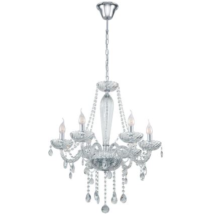 Eglo 39099 - Lámpara colgante BASILANO 1 6xE14/40W/230V